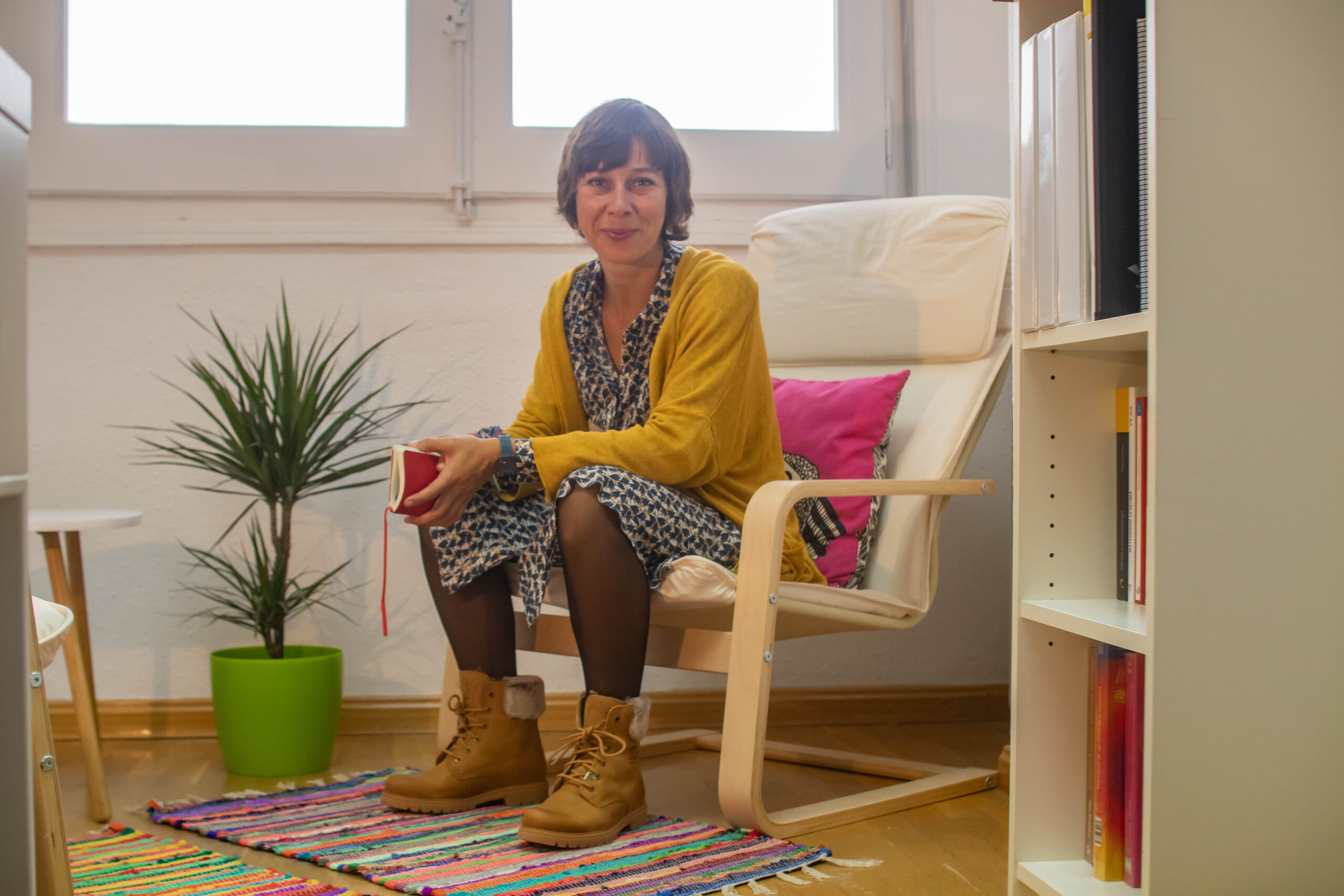 Ángela Barlés la psicóloga de la Clínica Libre Sentir en Huesca